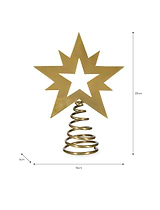 Salford Christmas Tree Topper Brass