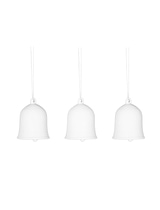 Airdrie Christmas Bells Set of 3 White