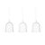 Airdrie Christmas Bells Set of 3 White