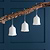 Airdrie Christmas Bells Set of 3 White