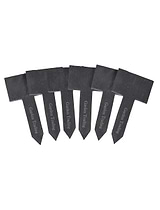 Classic Slate Greenhouse Tags with Chalk Set of 6