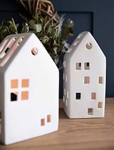 Airdrie Tealight House Medium White