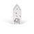 Airdrie Tealight House Medium White