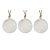 Ravello Christmas Baubles Set of 3