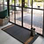Triple Stripe Doormat Double Charcoal