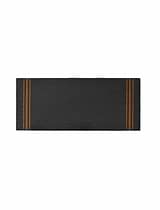 Triple Stripe Doormat Double Charcoal