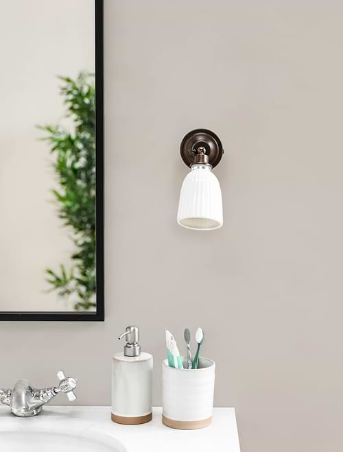 Alma Bathroom Spotlight Antique Bronze