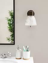 Campden Bathroom Wall Light Antique Bronze