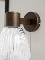 Campden Bathroom Wall Light Antique Bronze