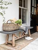 Chilford Bench Small Grey
