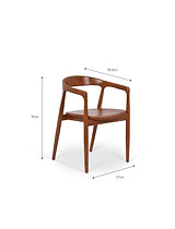 Rowley Dining Chair Mahogany