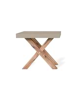Burford Stool in Natural - Polystone
