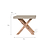 Burford Stool in Natural - Polystone