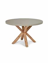 Burford Round Dining Table 120 cm Grey