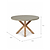 Burford Round Dining Table 120 cm Grey
