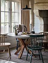 Burford Round Dining Table 120 cm Grey