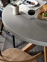 Burford Round Dining Table 120 cm Grey