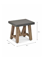 Chilford Stool Grey