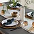 Chilford Table & Bench Set Large Grey