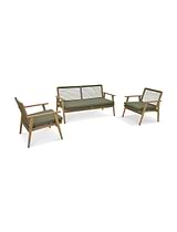 Dawlish Sofa Set Olive Green