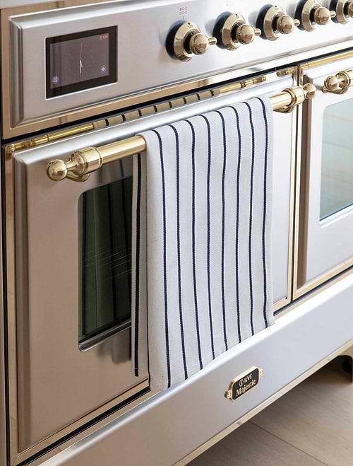 Bampton Tea Towels Set of 2 Warm White