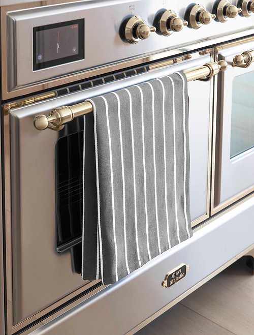 Bampton Tea Towels Set of 2 Charcoal