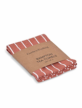 Bampton Tea Towels Set of 2 Rust