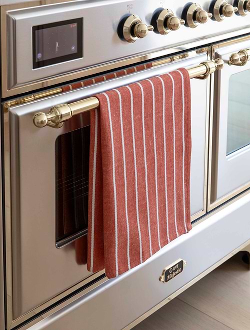 Bampton Tea Towels Set of 2 Rust