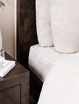 Pembridge Linen Fitted Sheet Super King Natural