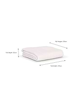 Pembridge Linen Flat Sheet King Lily White
