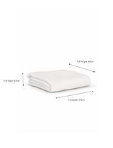 Pembridge Linen Flat Sheet Super King Lily White