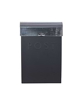 Classic Post Box with Lock Carbon