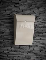Classic Post Box with Lock Clay