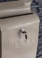 Classic Post Box with Lock Clay