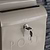 Classic Post Box with Lock Clay