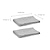 Pembridge Linen Pillowcases Set of 2 Grey & White