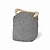 Kington Door Stop Black Chambray