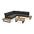 Bayworth Corner Sofa Set Natural