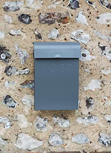 Classic Post Box with Lock Charcoal