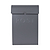 Classic Post Box with Lock Charcoal