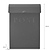 Classic Post Box with Lock Charcoal