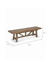 Chilford Solid Wood Bench Small