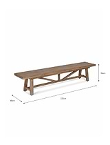 Chilford Solid Wood Bench Large
