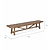 Chilford Solid Wood Bench Large