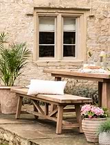 Chilford Solid Wood Bench Large