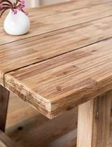 Chilford Solid Wood Table & Bench Set Small