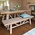 Chilford Solid Wood Table & Bench Set Small