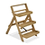 Titchberry Folding Plant Stand Small Natural
