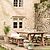Chilford Solid Wood Table & Bench Set Large
