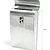 Classic Post Box with Lock Silver